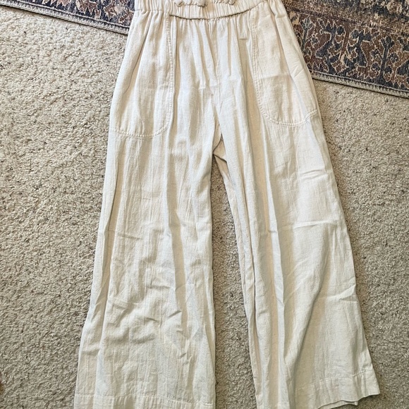 Mirth Cream Wide-Leg Pants - Picture 1 of 3